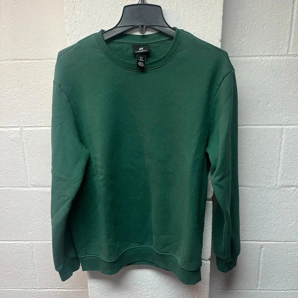 Loose Fit Sweatshirt - Dark green
- Men | H&M